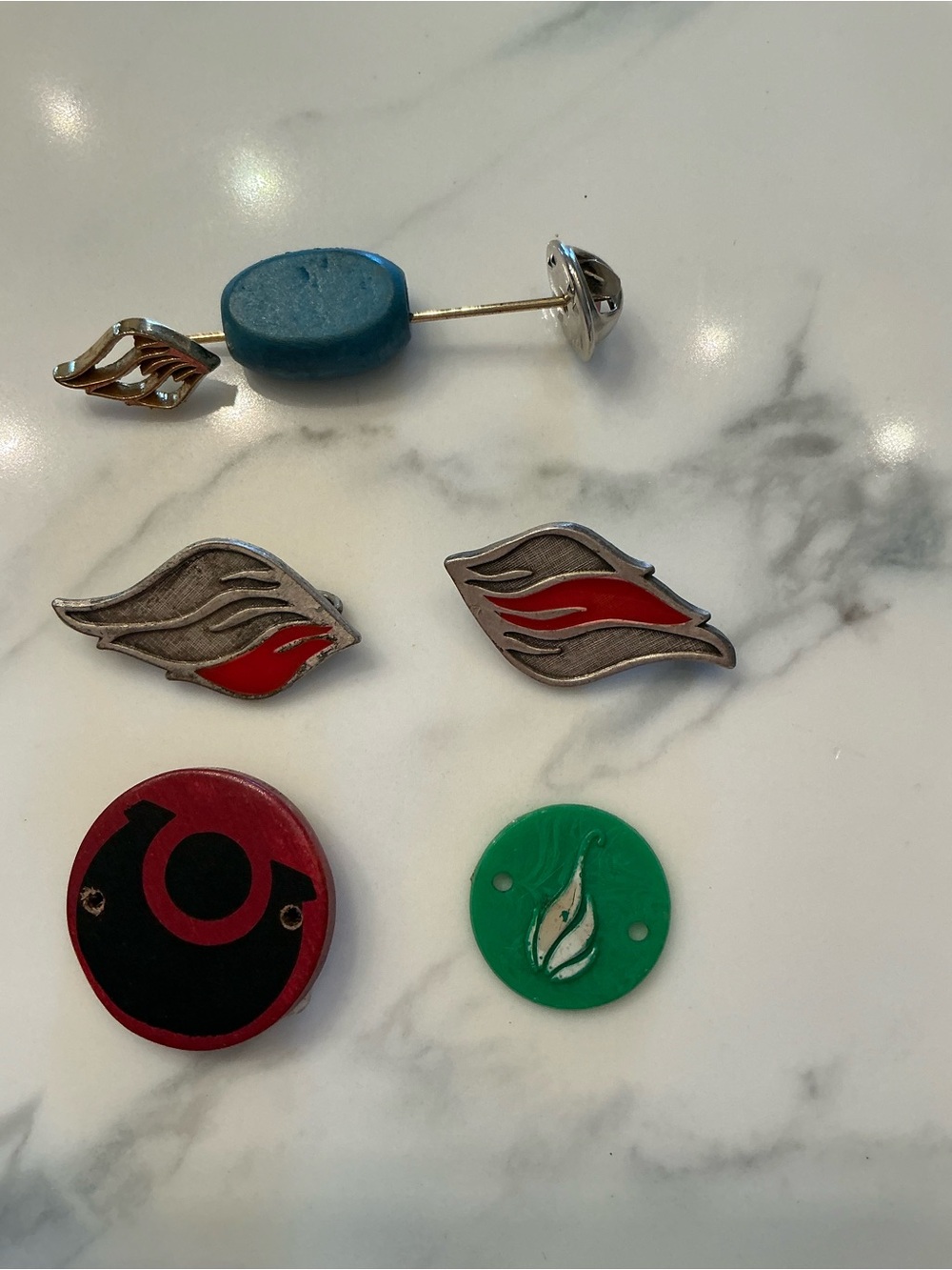Camp Fire pins Vintage